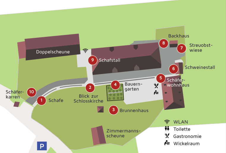 Die Alte Schäferei Ahorn ist ein besonderer Ort: Sie entstand 1713 und ist heute die letzte von ehemals 24 herrschaftlichen Gutsschäfereien, die es im Coburger Land gab. Die Gebäude beherbergen das Gerätemuseum des Coburger Landes. 