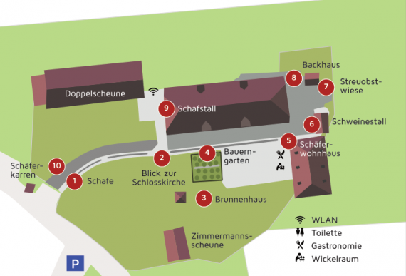 Die Alte Schäferei Ahorn ist ein besonderer Ort: Sie entstand 1713 und ist heute die letzte von ehemals 24 herrschaftlichen Gutsschäfereien, die es im Coburger Land gab. Die Gebäude beherbergen das Gerätemuseum des Coburger Landes. 